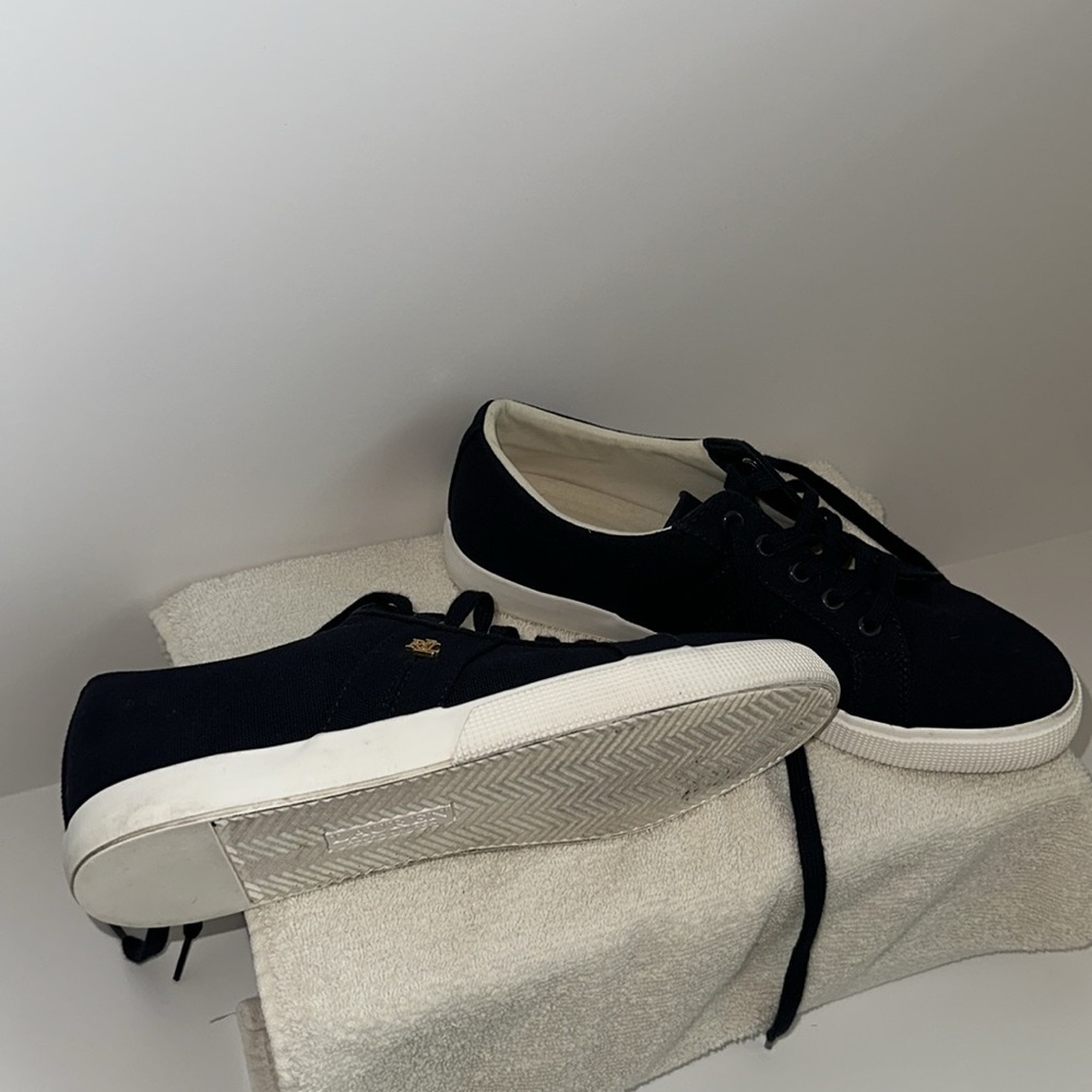 Classic Navy Blue LAUREN RALPH LAUREN Sneakers Size 10B - Picture 10 of 16